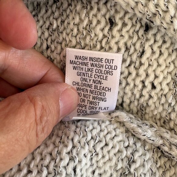 Croft & Barrow Gray Marled Sweater XXL Layered Look Chiffon Hem - Picture 7 of 8